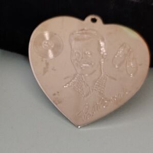 Vintage 1950's PAT BOONE Heart Shape Pendant Charm